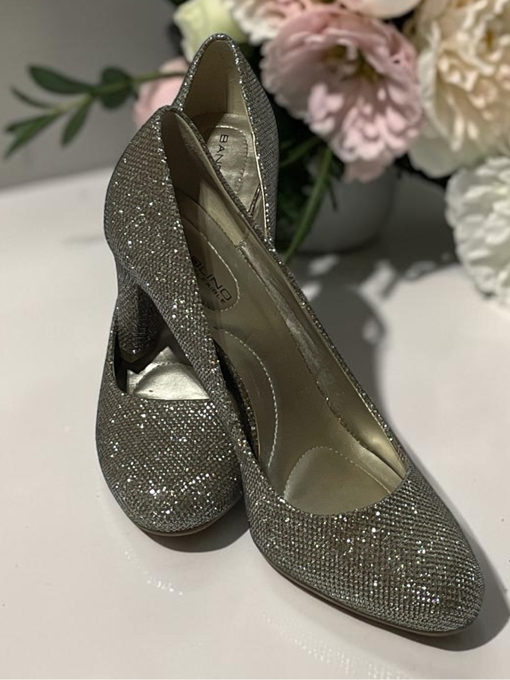 Bandolino BDLantana Gold Shimmer Comfort Pumps 7.5